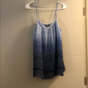 NWT Vince gradient blue striped tank, Sax 5th Ave